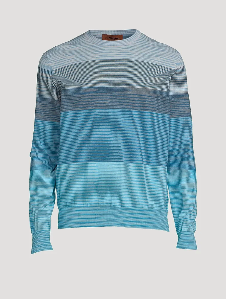 Cotton-Blend Crewneck Sweater