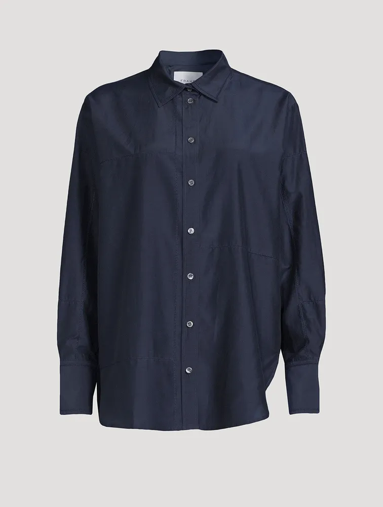 The Oversized Linear Lace Shirt