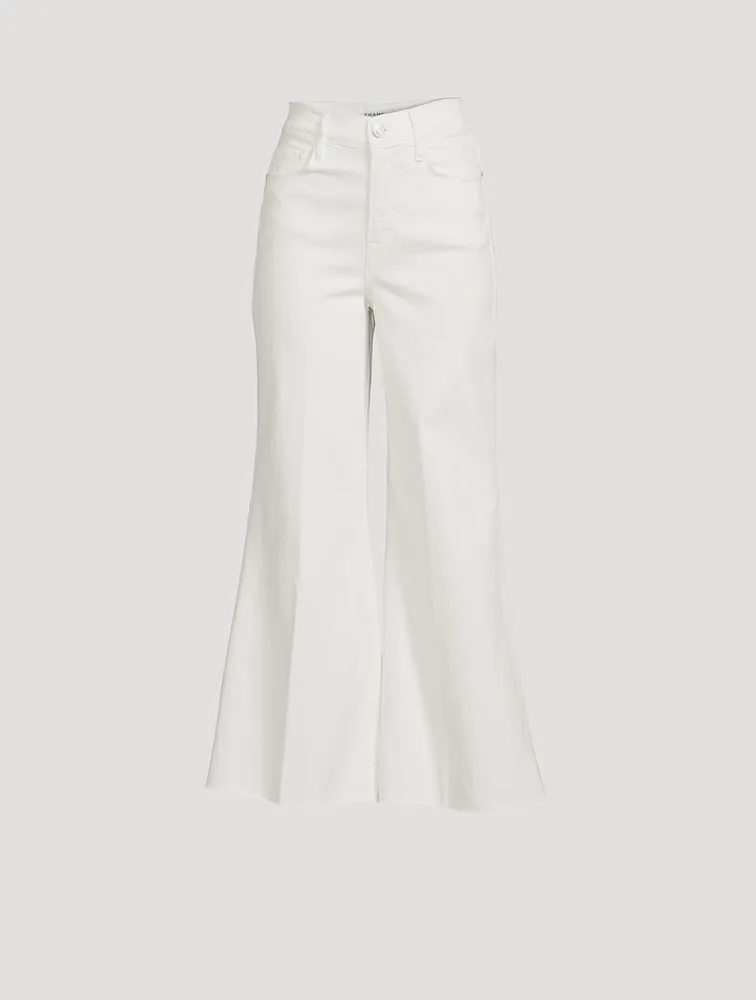 Le Palazzo Cropped Wide-Leg Jeans