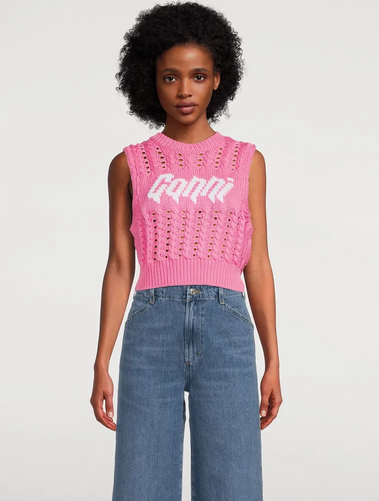 Rope Cropped Vest