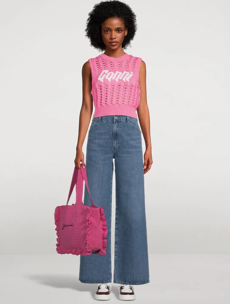 Rope Cropped Vest