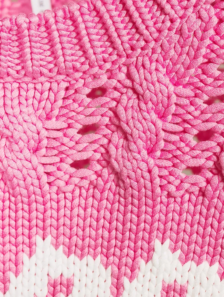 Rope Cropped Vest