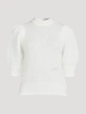 Mohair Open Back Top