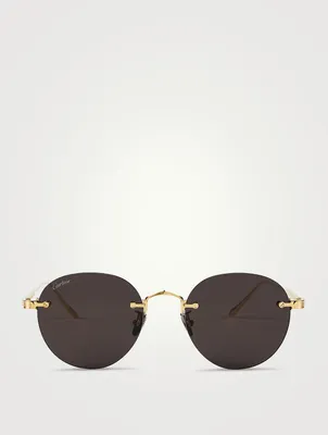 Pasha De Cartier Round Sunglasses