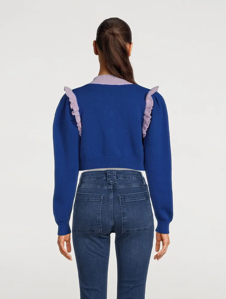 Harlow Ruffle Cardigan