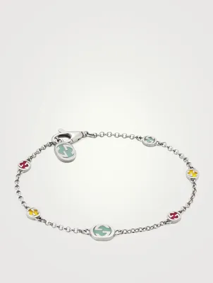 Sterling Silver Interlocking G Bracelet
