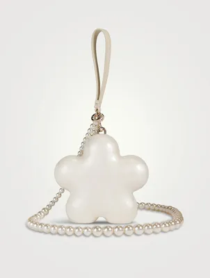 Micro Star Bag With Pearl Crossbody Strap