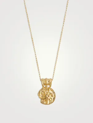 The Medium Sun Salutations Medallion Necklace