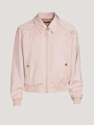 Wool-Blend Blouson Jacket