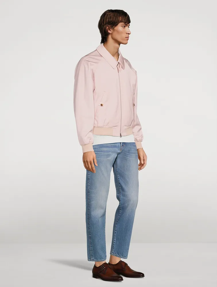 Wool-Blend Blouson Jacket