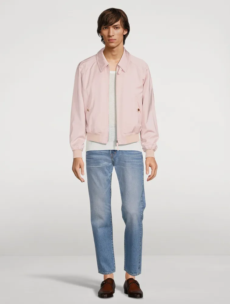 Wool-Blend Blouson Jacket