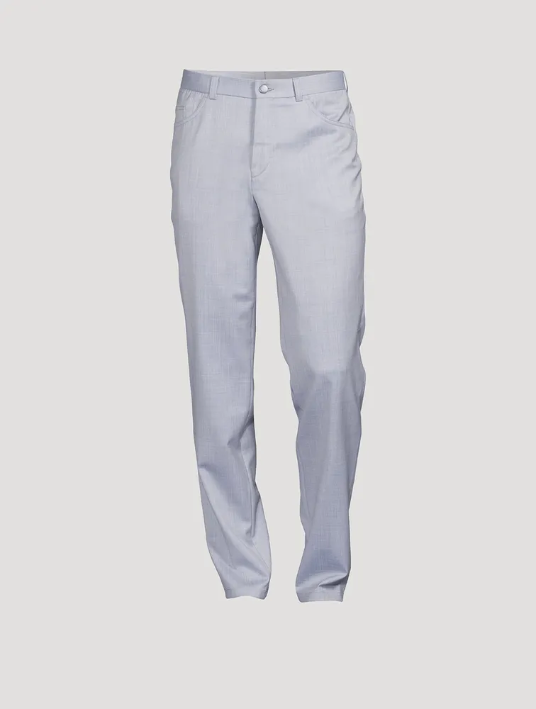 Sage Wool Tailored Pants