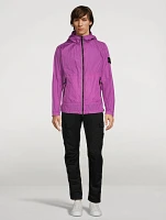Crinkle Nylon Zip Jacket