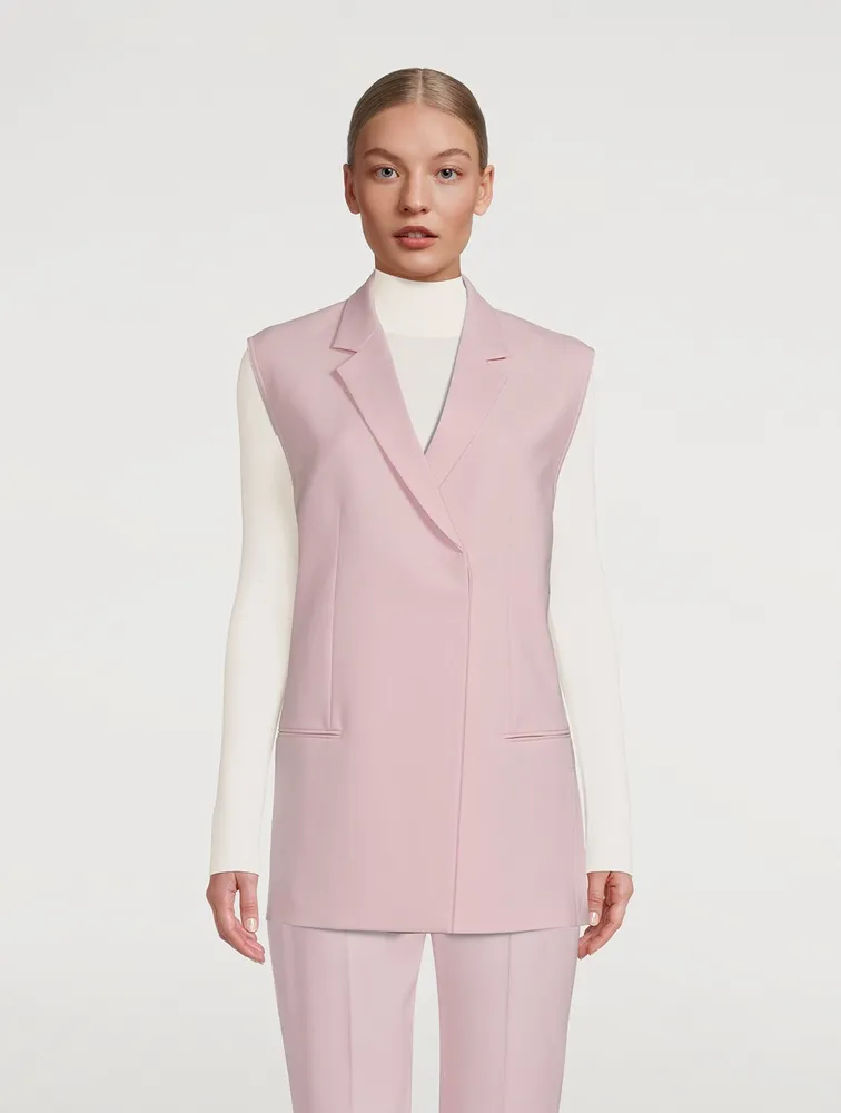 Belted Blazer Vest