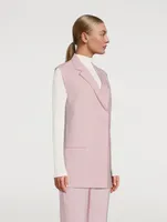 Belted Blazer Vest
