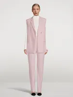 Belted Blazer Vest
