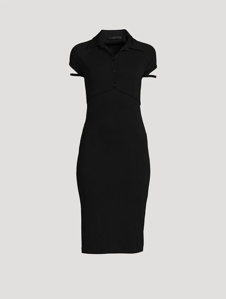 Cut-Out Cardigan Dress