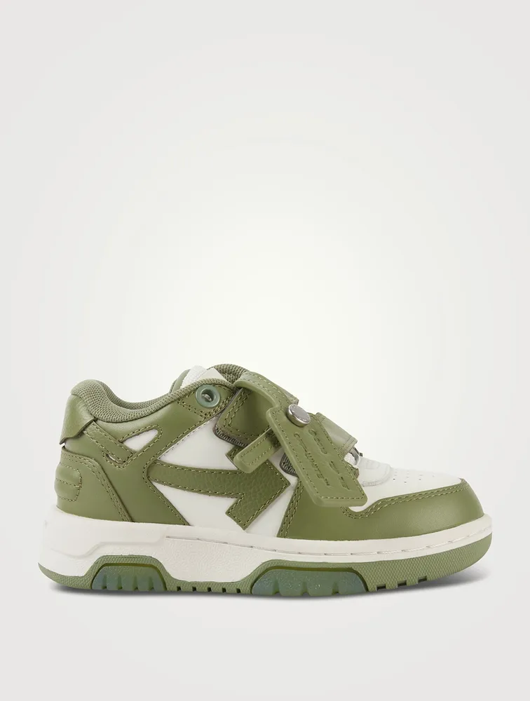 Out Of Office Leather Strap Sneakers