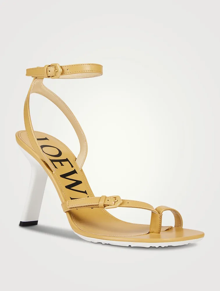 Petal Leather Sandals