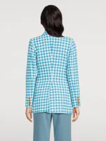 Birkin Houndstooth Blazer