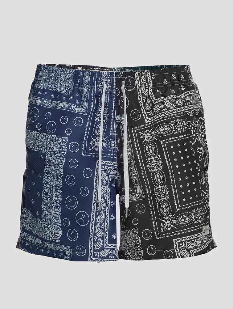Swim Shorts Bandana Print