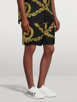 Maschera Baroque Silk Shorts