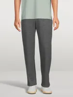 Wool Elasticated-Waist Pants