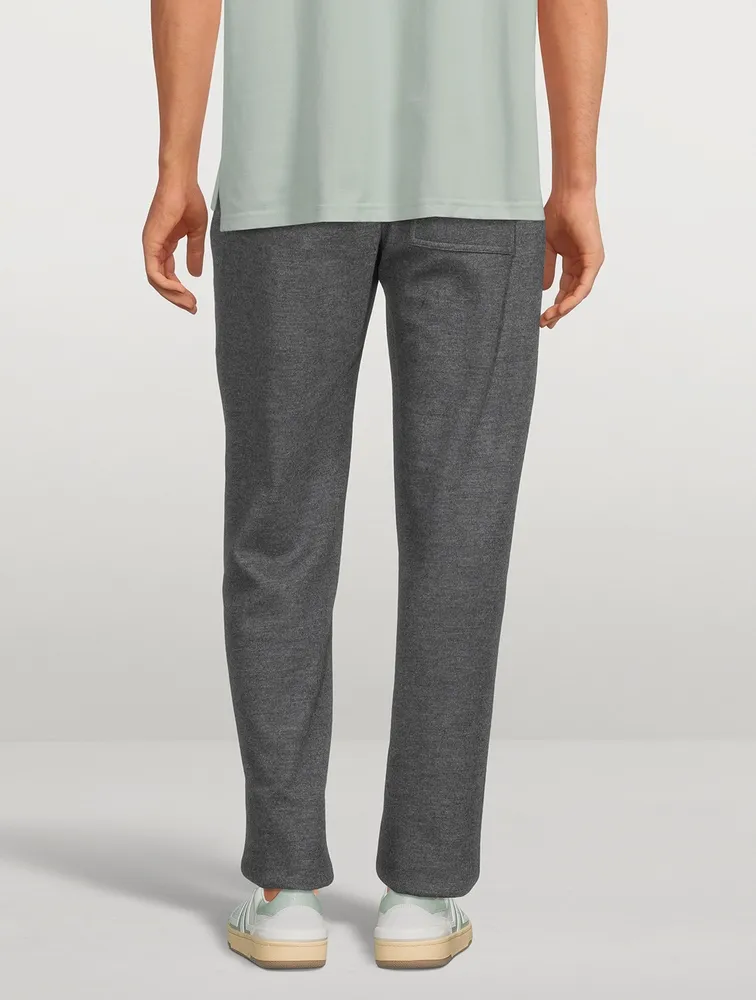 Wool Elasticated-Waist Pants