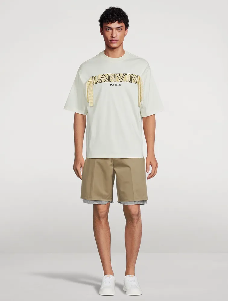 Oversized T-Shirt With Logo Embroidery