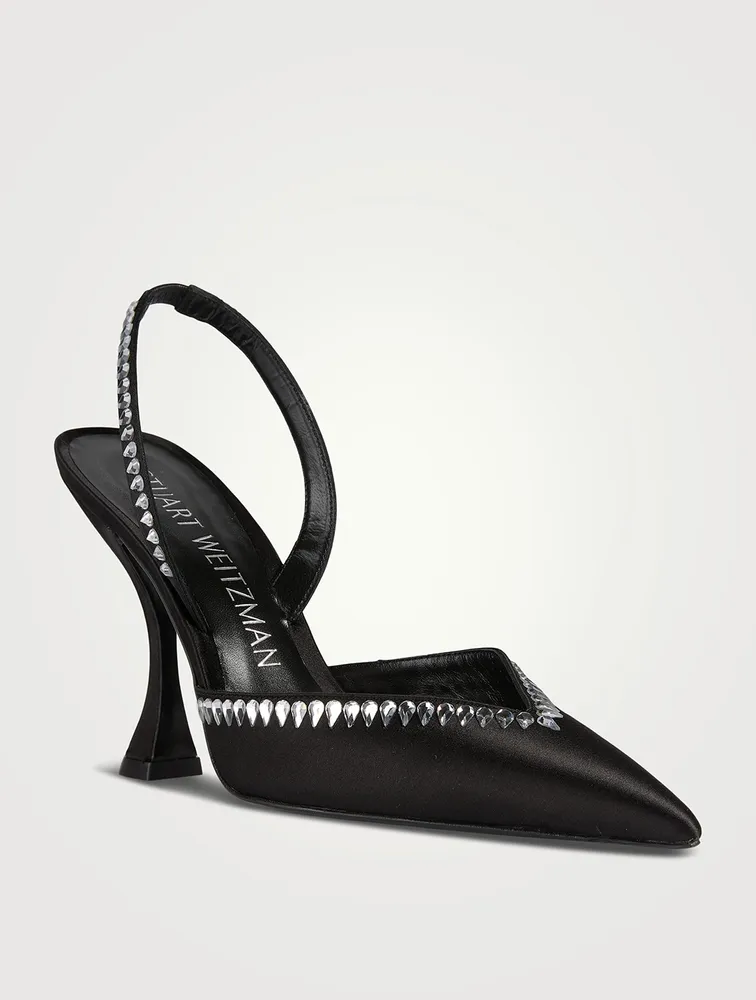 Gemcut Xcurve Satin Slingback Pumps