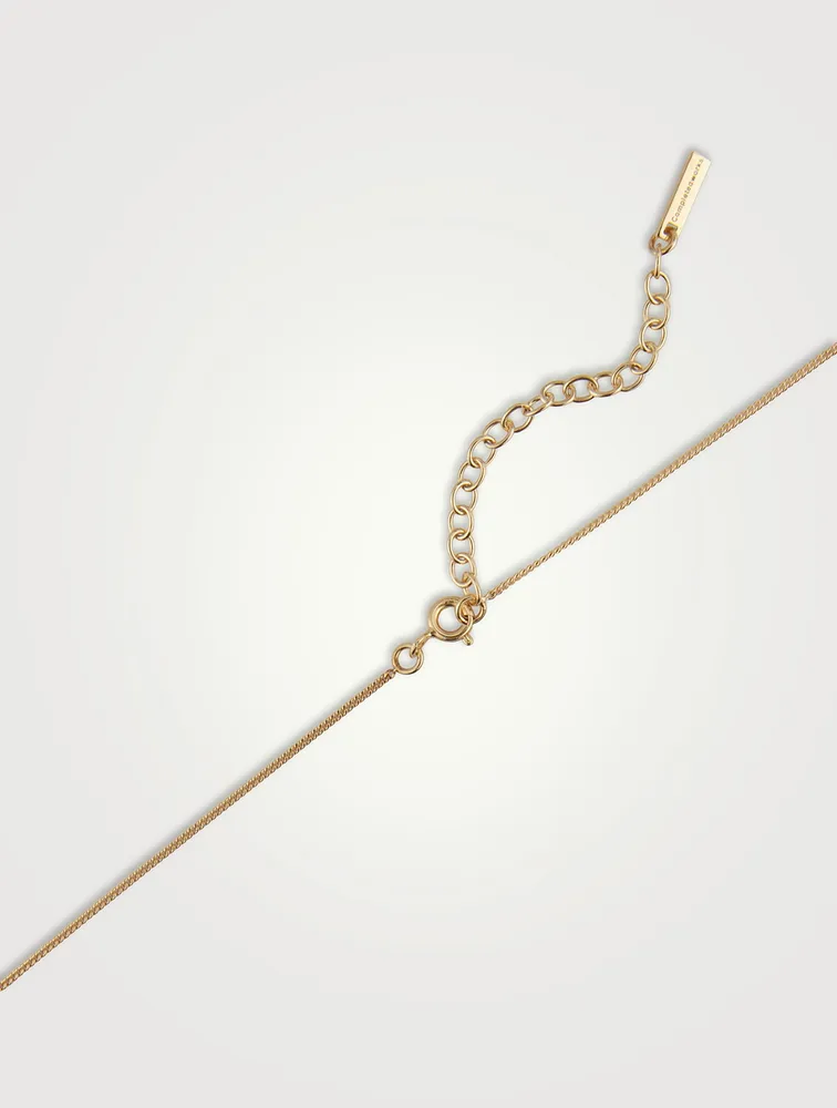 What's the Big Idea? Pearl And Gold Vermeil Pendant Necklace
