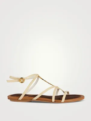 Les Pralu Leather Sandals