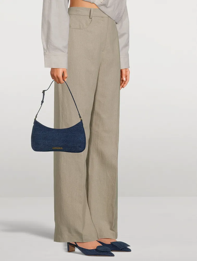 Les Duelo Denim Slingback Pumps
