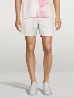 Practice Mesh Printed Shorts
