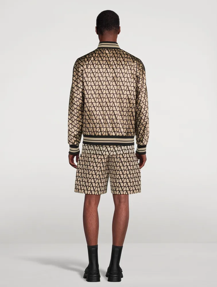 Souvenir Bomber Jacket Iconographe Print