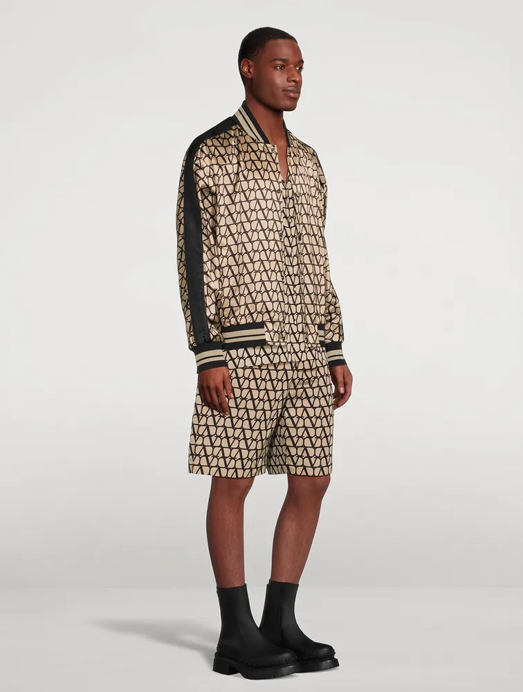 Souvenir Bomber Jacket Iconographe Print