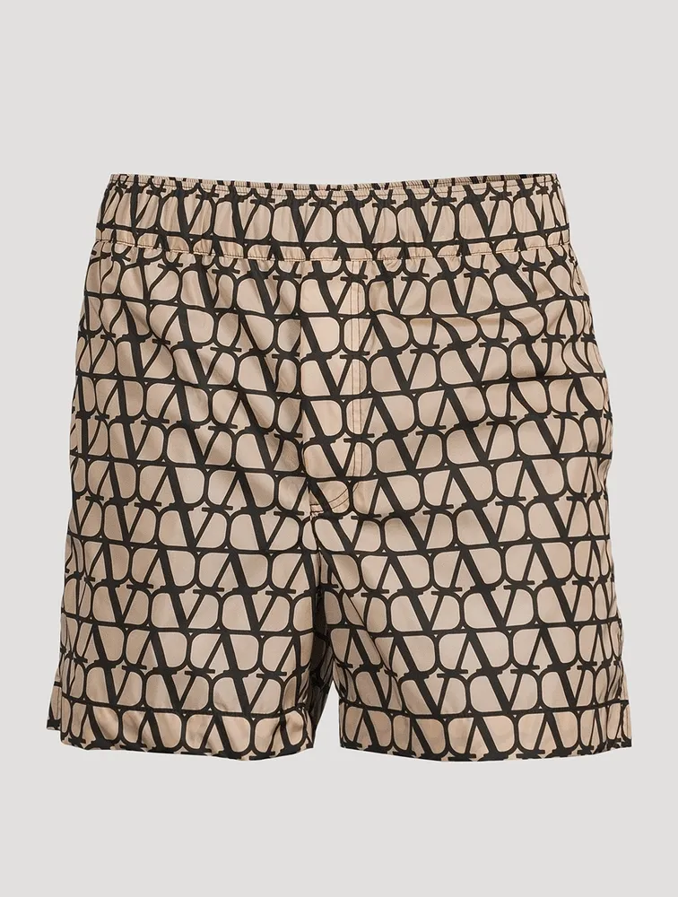 Swim Shorts Toile Iconographe Print