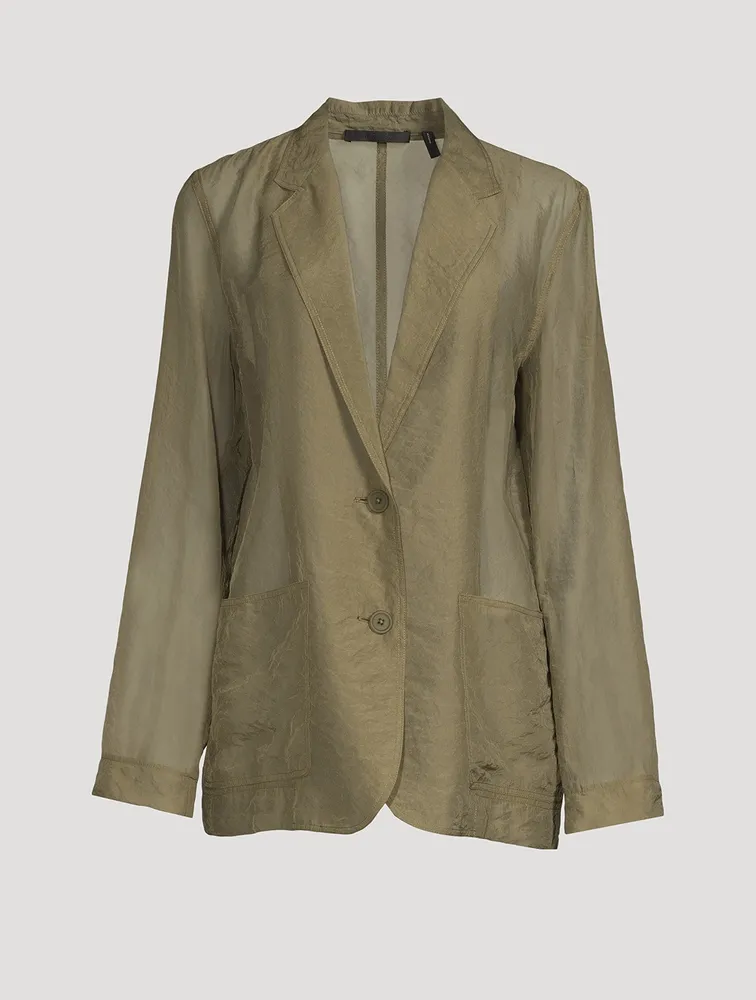 Sheer Blazer