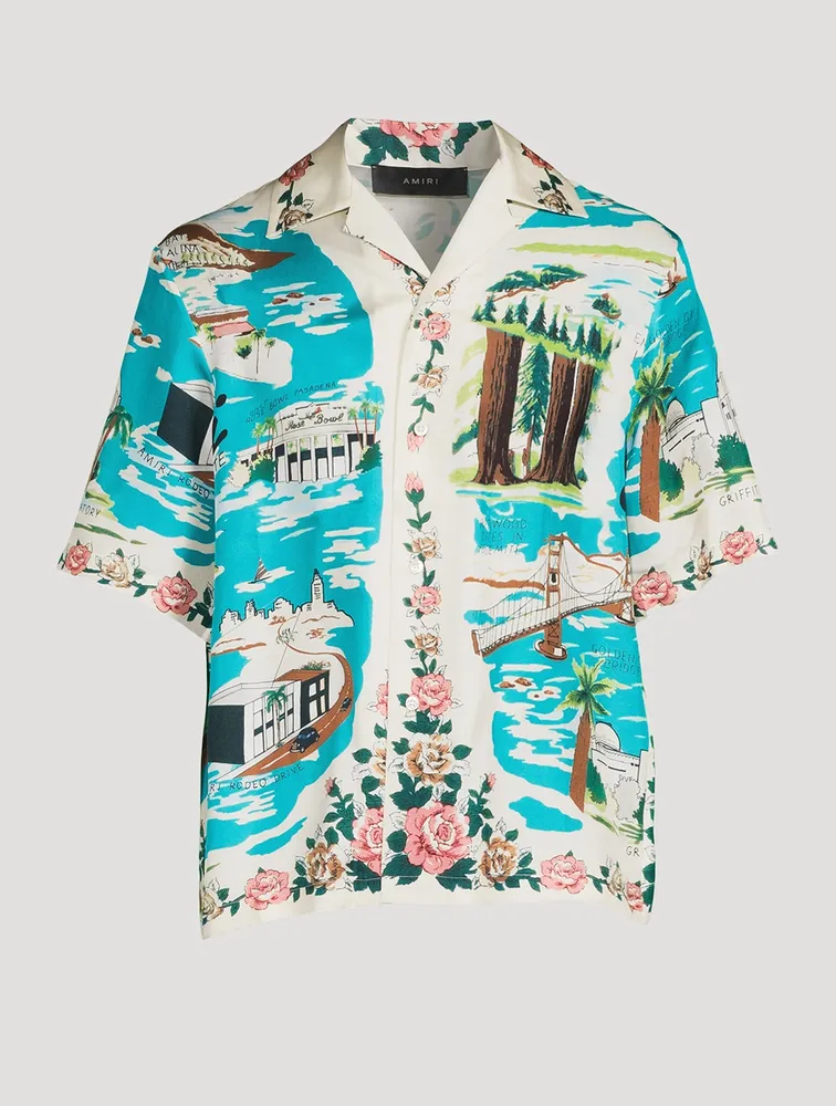 Silk Hawaiian Bowling Shirt
