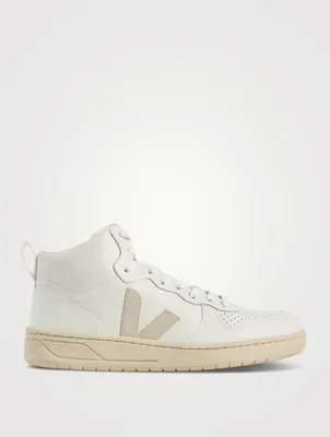 V-15 Nubuck High-Top Sneakers