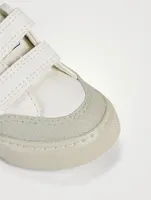 Baby V-12 Chromefree Leather Sneakers
