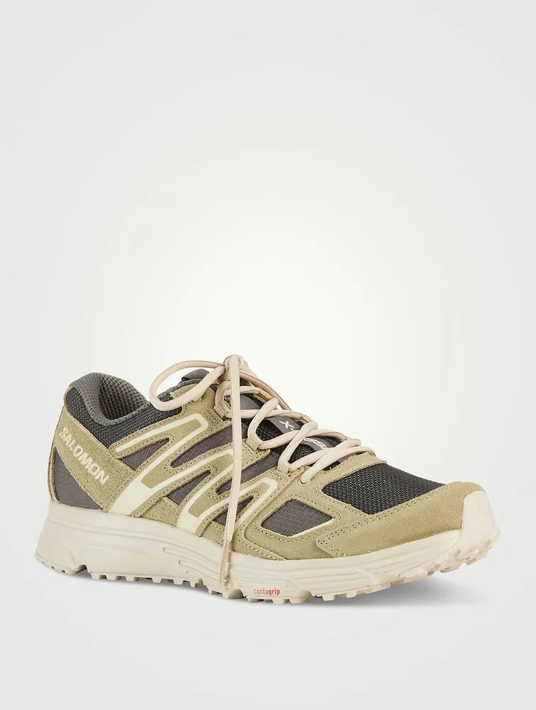 X-Mission 4 Suede And Mesh Sneakers
