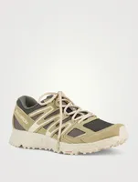 X-Mission 4 Suede And Mesh Sneakers