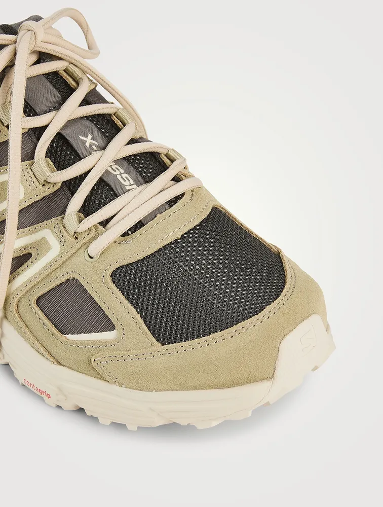 X-Mission 4 Suede And Mesh Sneakers
