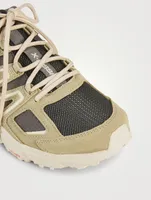 X-Mission 4 Suede And Mesh Sneakers