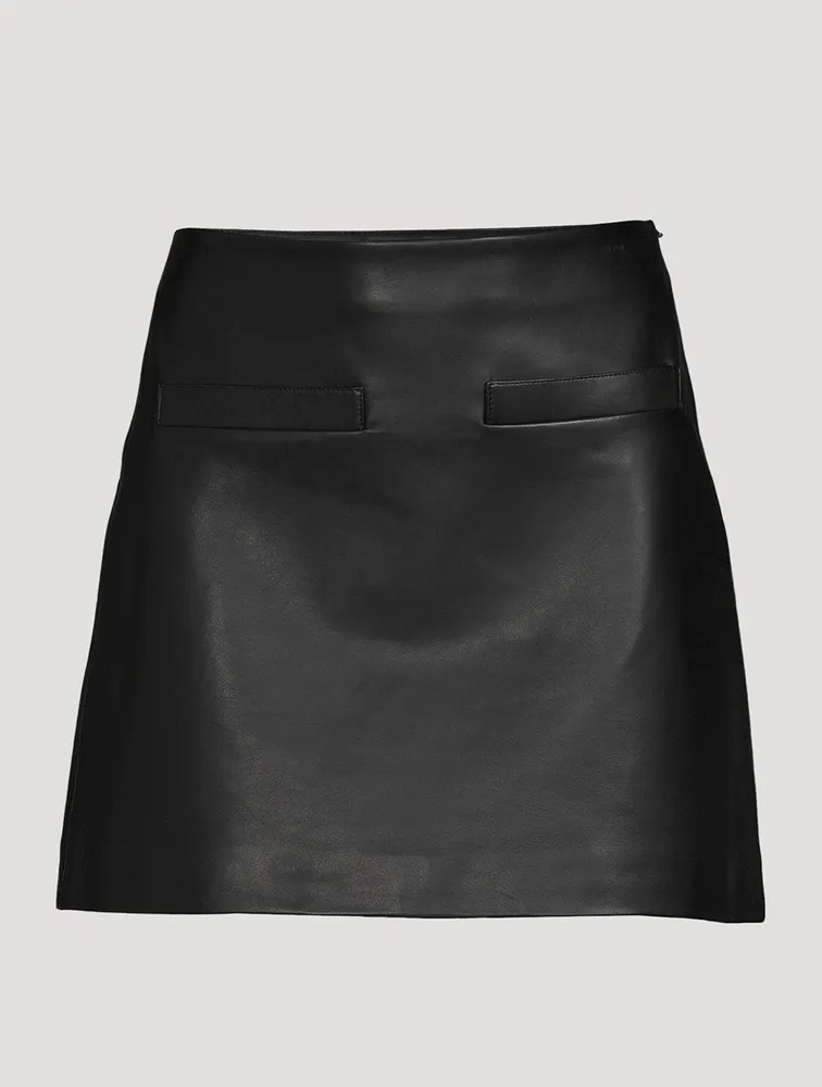 Leather Mini Skirt