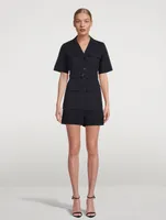 Short-Sleeve Safari Jacket