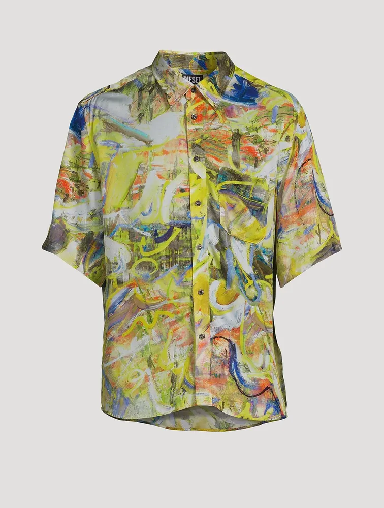 Twill Short-Sleeve Shirt