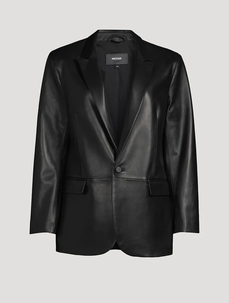 Caprice Leather Blazer