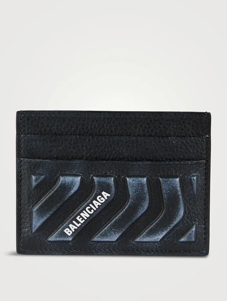 Dirty Car Leather Card Holder